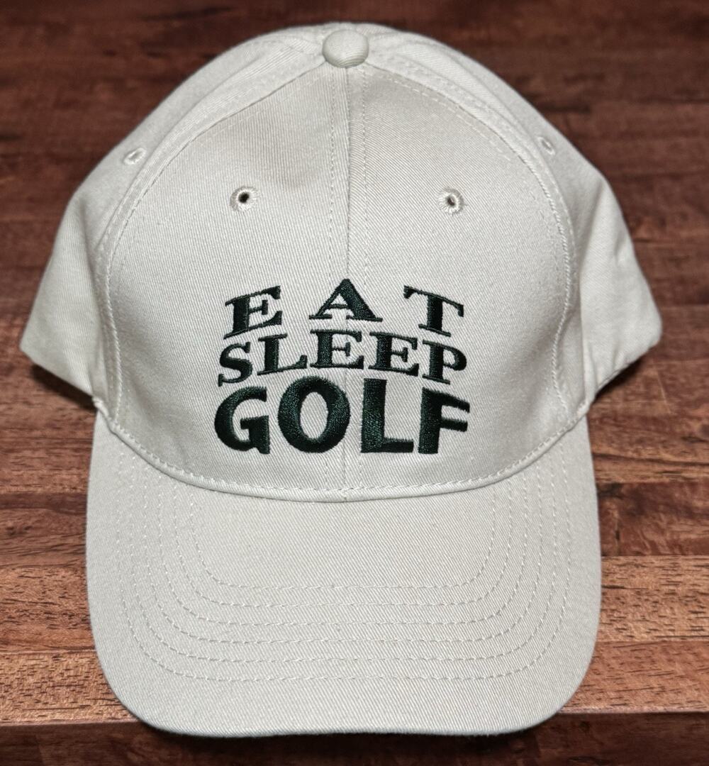 Eat Sleep Golf Hat